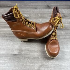 Vintage Ranger A250 Mens Size 7 Brown Felt Soles Fishing Boots *See Description*